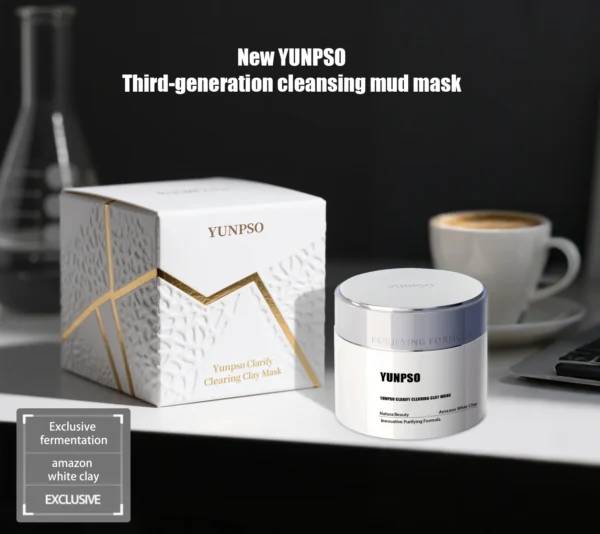 YUNPSO-3.0 Cleansing Mud Mask to Remove Blackheads Deep Cleansing Pores Smear Mask