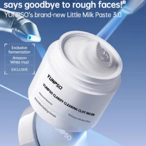 YUNPSO-3.0 Cleansing Mud Mask to Remove Blackheads Deep Cleansing Pores Smear Mask
