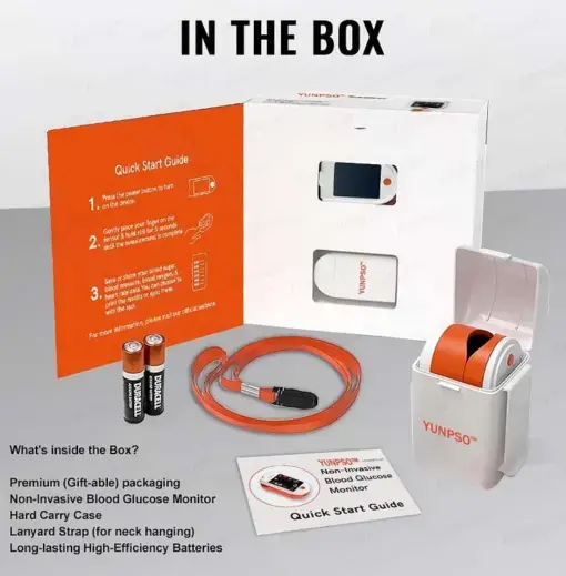 YUNPSO™ Professional 3in1 Glucose & Vital Signs Monitor
