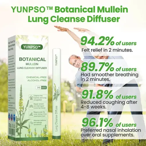 YUNPSO™ Botanical Mullein Lung Cleanse Diffuser