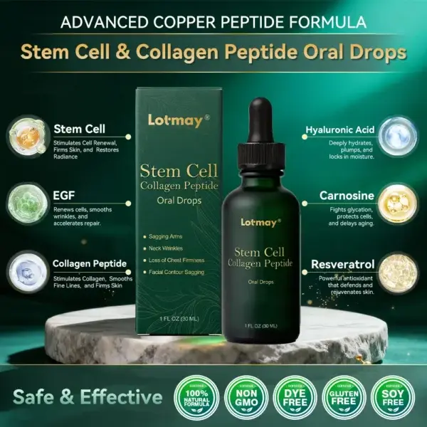 𝐋𝐨𝐭𝐦𝐚𝐲® Stem Cell Collagen Peptide Oral Drops
