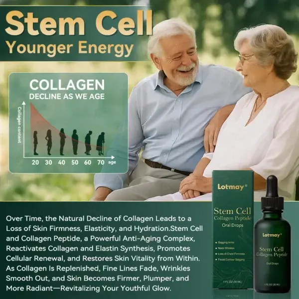 𝐋𝐨𝐭𝐦𝐚𝐲® Stem Cell Collagen Peptide Oral Drops