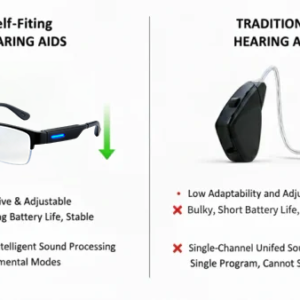 Alternative view of YUNPSO™ AI Smart Hearing Aid Glasses