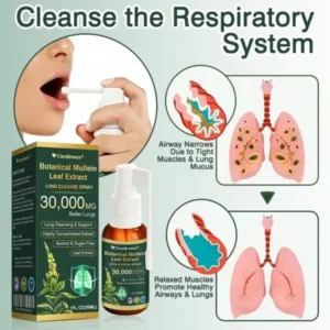CareBreeze® Botanical Mullein Leaf Extract Lung Cleanse Spray