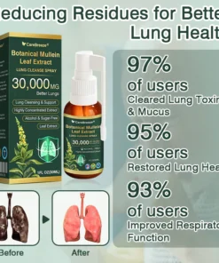 Alternative view of CareBreeze® Botanical Mullein Leaf Extract Lung Cleanse Spray