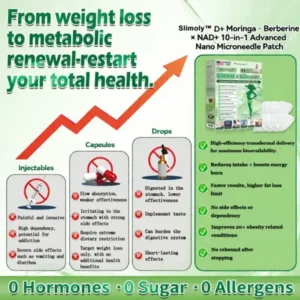 Slimoly™ Moringa & Berberine 10-IN-1 Advanced Nano Microneedle Patch